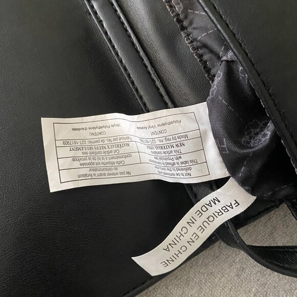 Fiorelli Faux Crocodile Leather Black Gold Detail Crossbody Bag - Picture 11 of 15